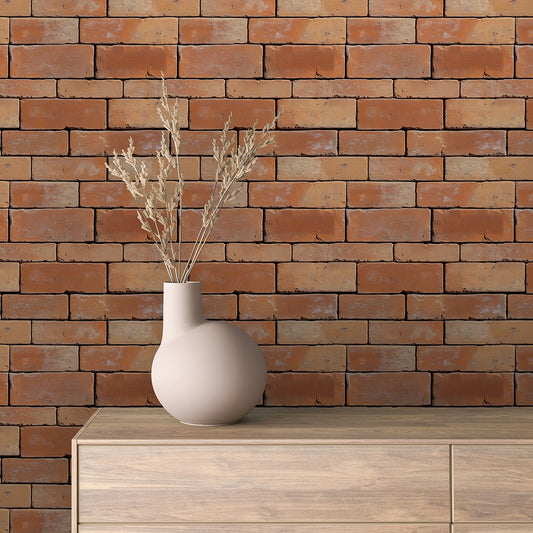 Papier Peint Effet Brique Style Industriel Moderne