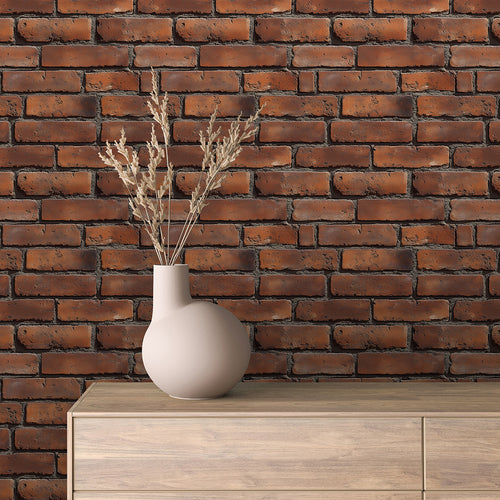 Papier Peint Effet Brique Style Industriel Moderne