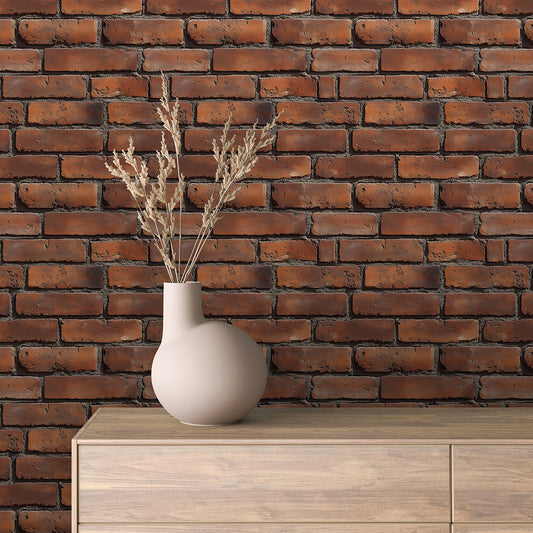 Papier Peint Effet Brique Style Industriel Moderne