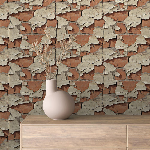 Papier Peint Effet Brique Style Industriel Moderne