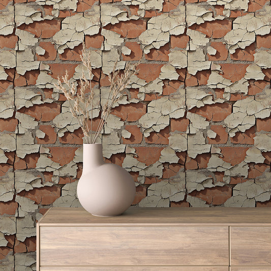 Papier Peint Effet Brique Style Industriel Moderne