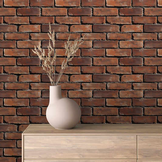 Papier Peint Effet Brique Style Industriel Moderne