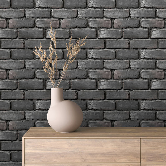 Papier Peint Effet Brique Style Industriel Moderne