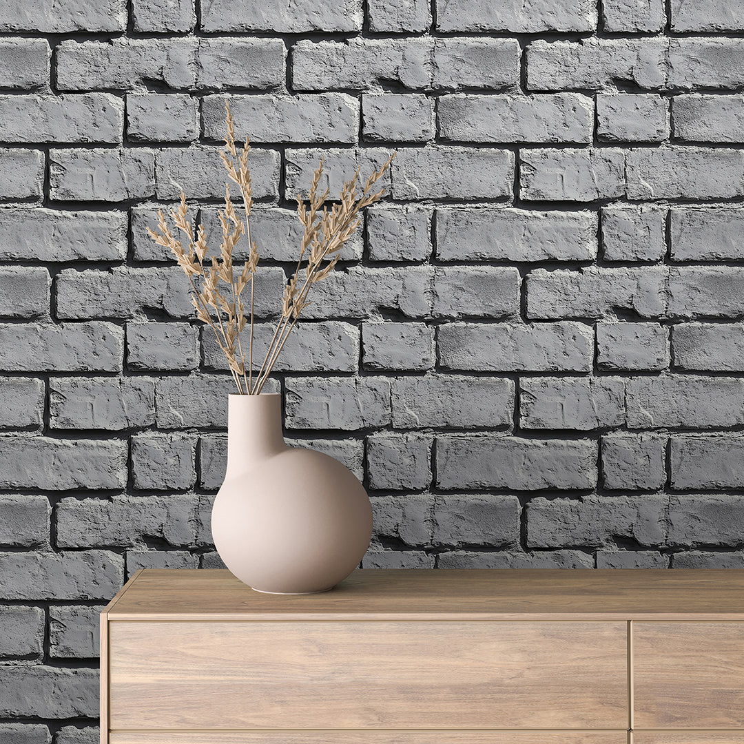 Papier Peint Effet Brique Style Industriel Moderne