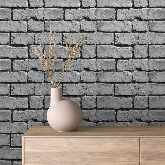 Papier Peint Effet Brique Style Industriel Moderne
