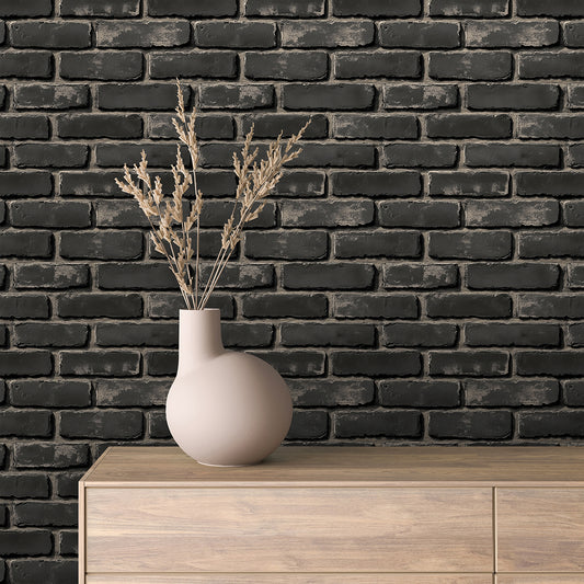 Papier Peint Effet Brique Style Industriel Moderne