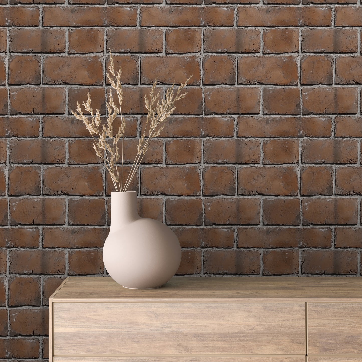 Papier Peint Effet Brique Style Industriel Moderne