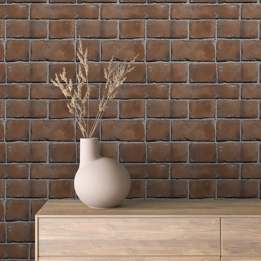 Papier Peint Effet Brique Style Industriel Moderne