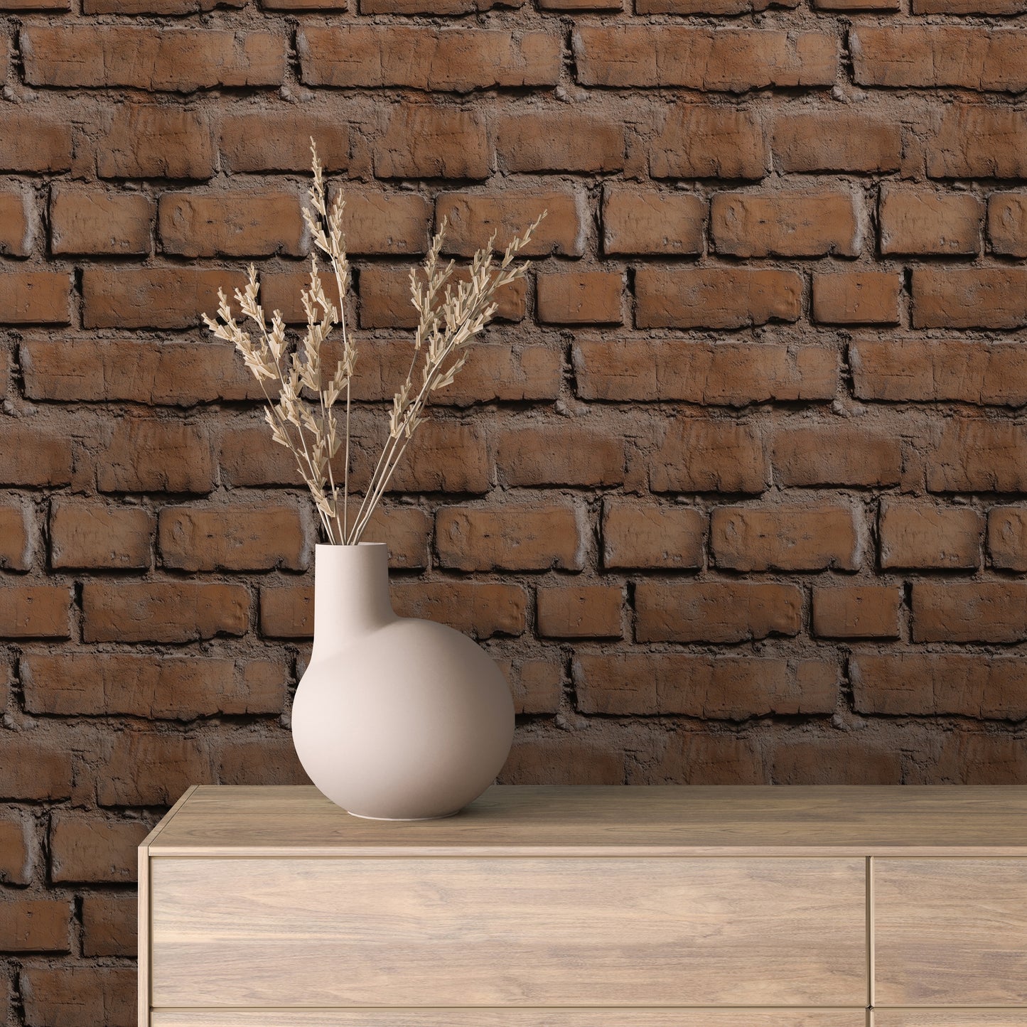 Papier Peint Effet Brique Style Industriel Moderne