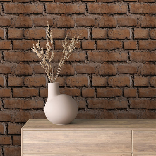 Papier Peint Effet Brique Style Industriel Moderne