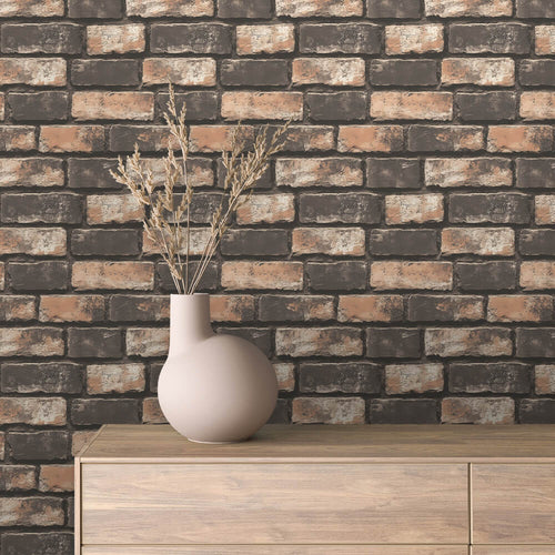Papier Peint Effet Brique Style Industriel Moderne