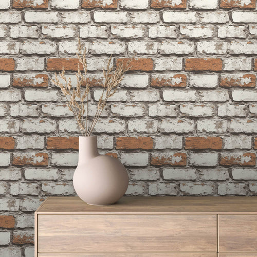 Papier Peint Effet Brique Style Industriel Moderne