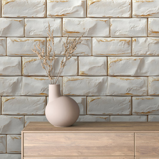 Papier Peint Effet Brique Style Industriel Moderne