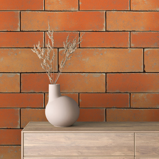 Papier Peint Effet Brique Style Industriel Moderne