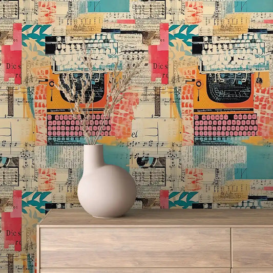 Papier Peint Graffiti Urbain Multicolore Style Street Art Dynamique