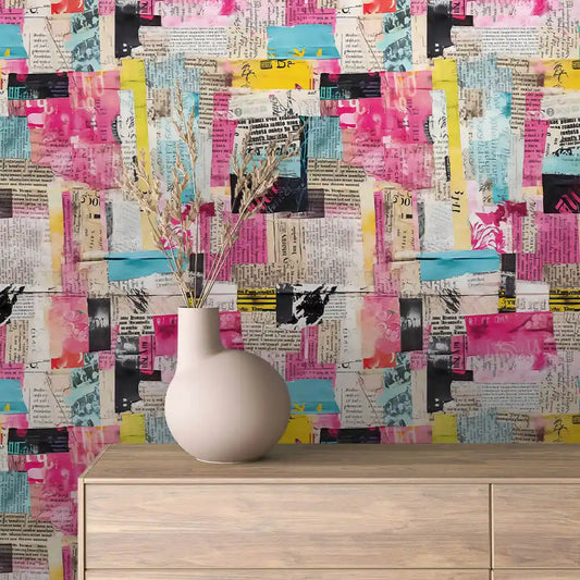 Papier Peint Graffiti Urbain Multicolore Style Street Art Dynamique