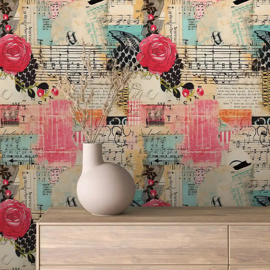 Papier Peint Graffiti Urbain Multicolore Style Street Art Dynamique