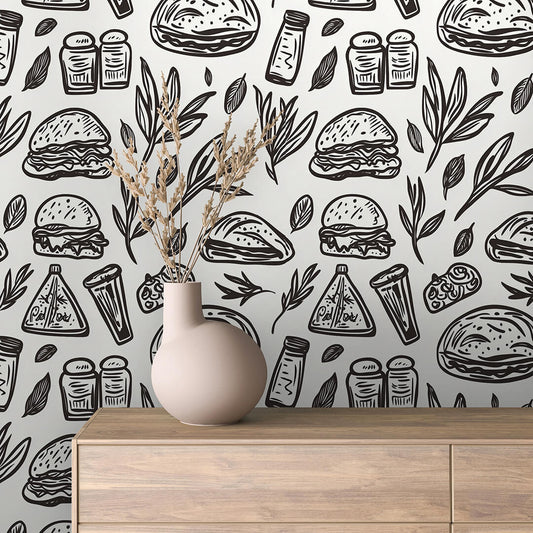 Papier Peint Géométrique Moderne Style Artistique Contemporain