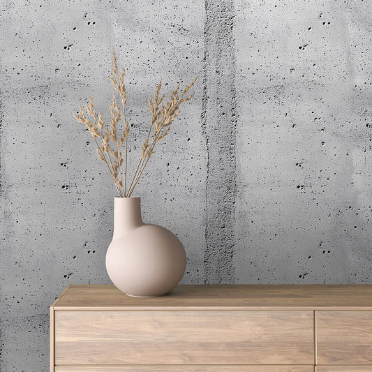 Papier Peint Effet Béton Brut Style Industriel Naturel