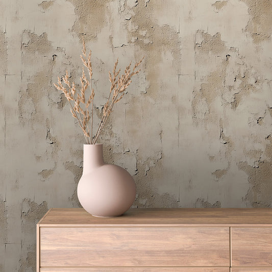 Papier Peint Effet Béton Brut Style Industriel Naturel