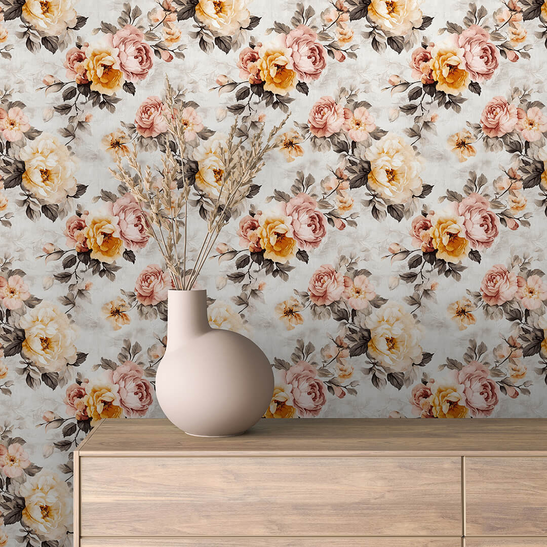 Papier Peint Floral Aquarelle Élégance Douce et Naturelle