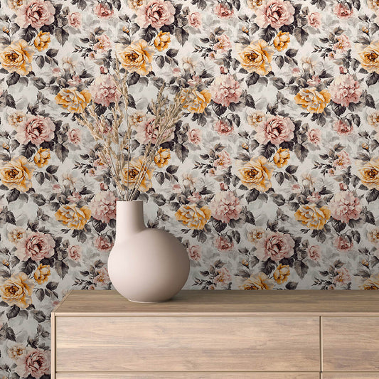 Papier Peint Floral Aquarelle Élégance Douce et Naturelle