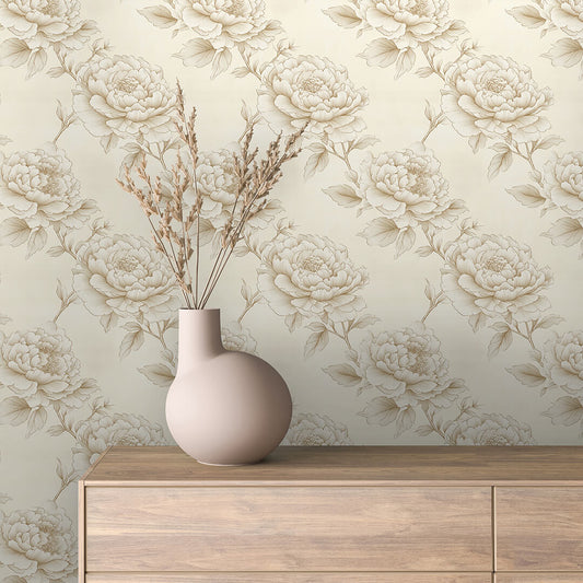 Papier Peint Floral Aquarelle Élégance Douce et Naturelle