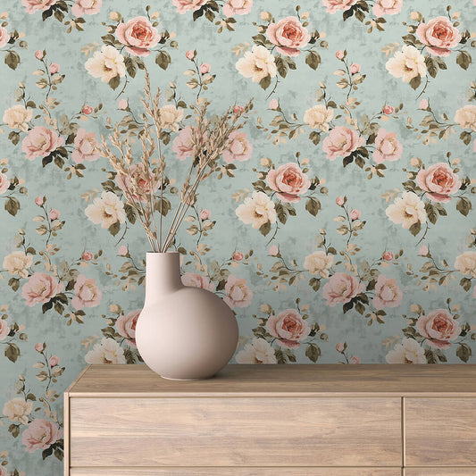 Papier Peint Floral Aquarelle Élégance Douce et Naturelle