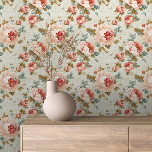 Papier Peint Floral Aquarelle Élégance Douce et Naturelle