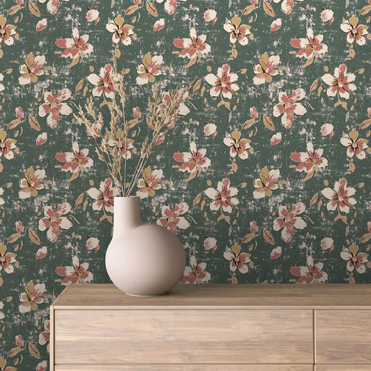 Papier Peint Floral Aquarelle Élégance Douce et Naturelle