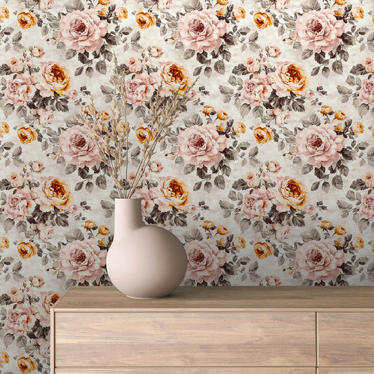 Papier Peint Floral Aquarelle Élégance Douce et Naturelle