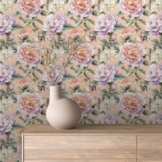Papier Peint Floral Aquarelle Élégance Douce et Naturelle