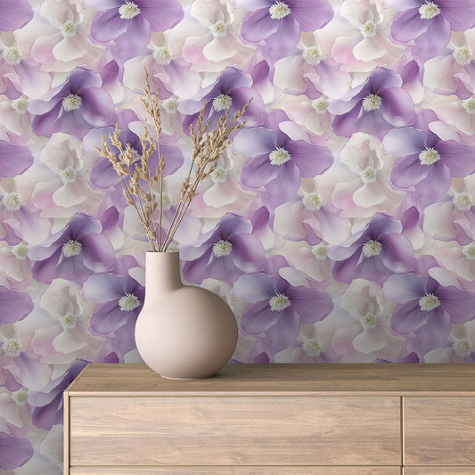 Papier Peint Floral Aquarelle Élégance Douce et Naturelle