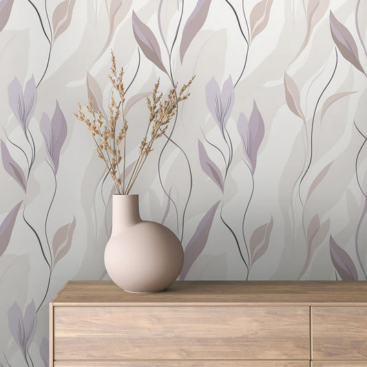 Papier Peint Floral Aquarelle Élégance Douce et Naturelle