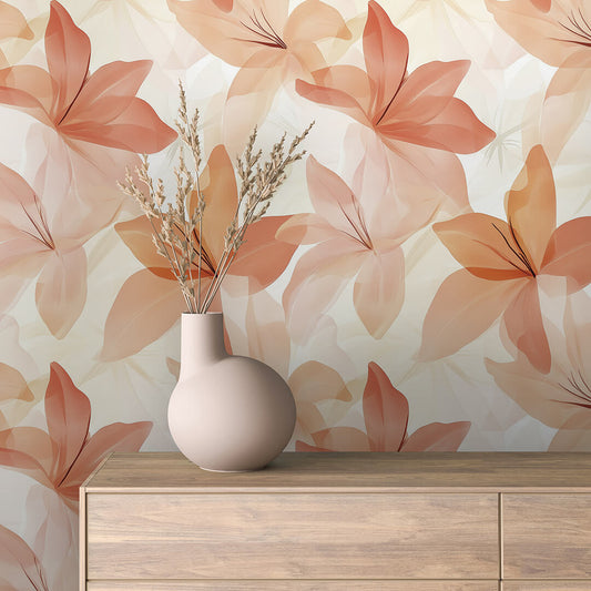 Papier Peint Floral Aquarelle Élégance Douce et Naturelle