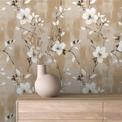 Papier Peint Floral Aquarelle Élégance Douce et Naturelle