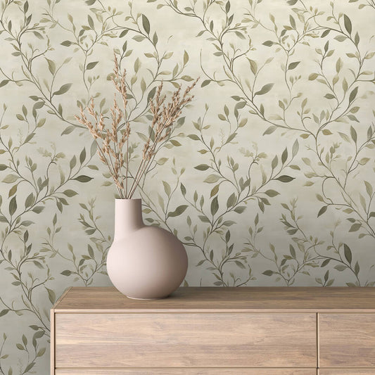 Papier Peint Floral Aquarelle Élégance Douce et Naturelle