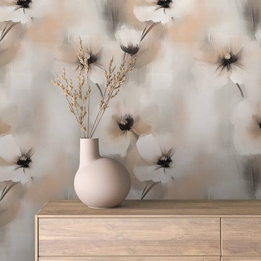 Papier Peint Floral Aquarelle Élégance Douce et Naturelle