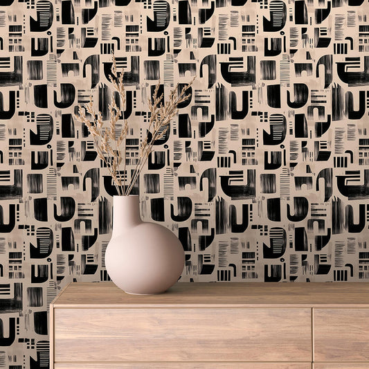 Papier Peint Effet Parchemin Vintage Design Artistique Antique