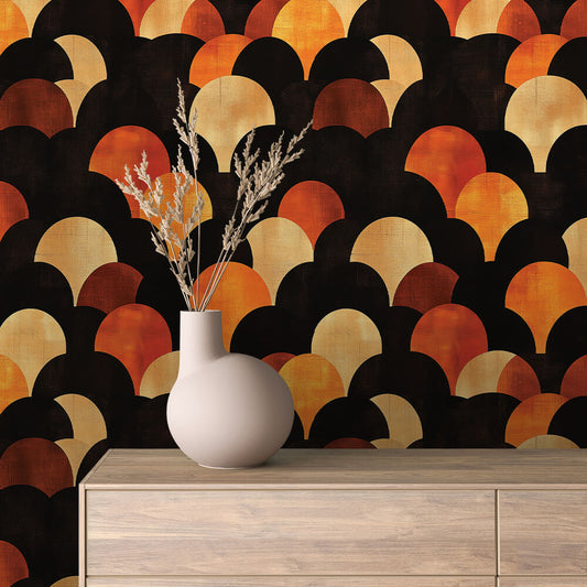 Papier Peint Effet Parchemin Vintage Design Artistique Antique