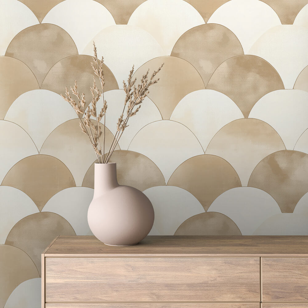 Papier Peint Effet Parchemin Vintage Design Artistique Antique