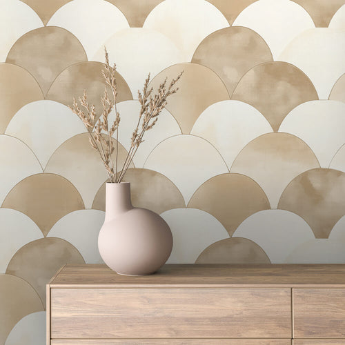 Papier Peint Effet Parchemin Vintage Design Artistique Antique