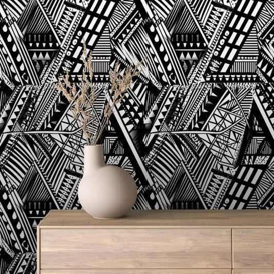 Papier Peint Graphique Design Abstrait Moderne