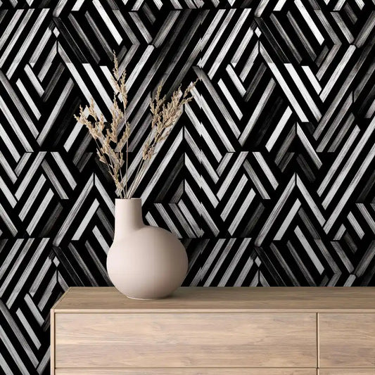 Papier Peint Graphique Design Abstrait Moderne