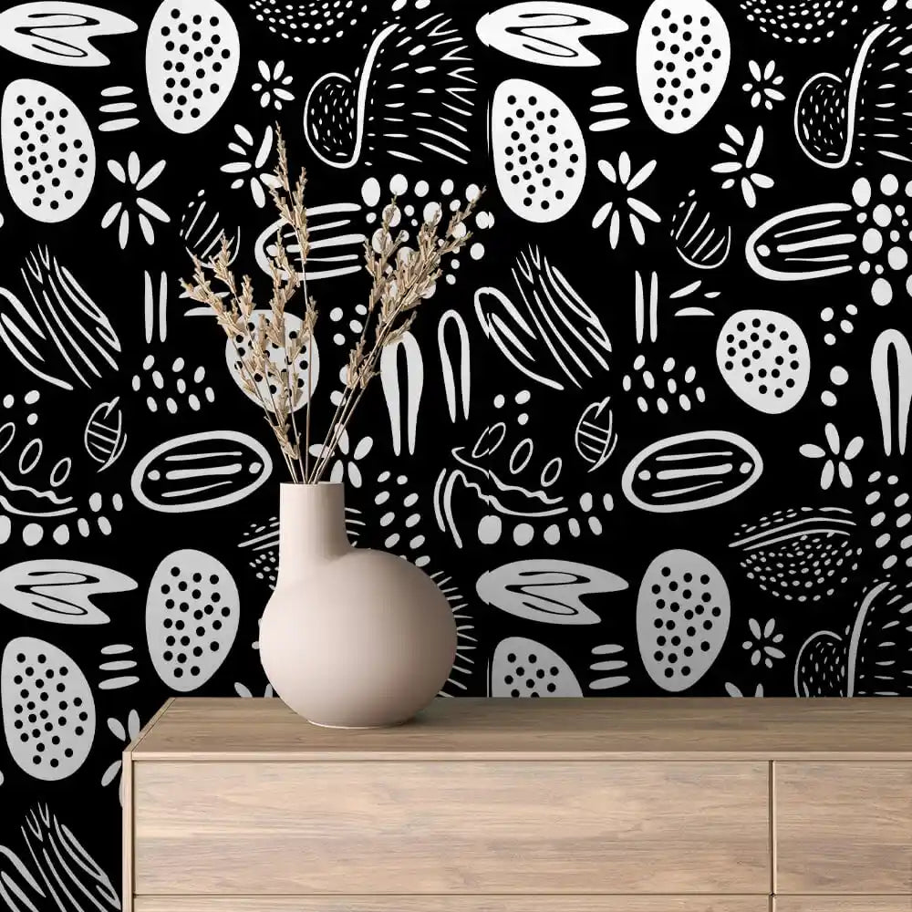 Papier Peint Graphique Design Abstrait Moderne