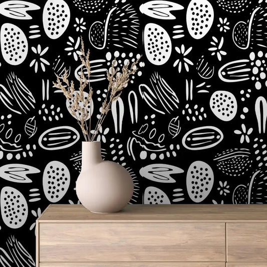 Papier Peint Graphique Design Abstrait Moderne