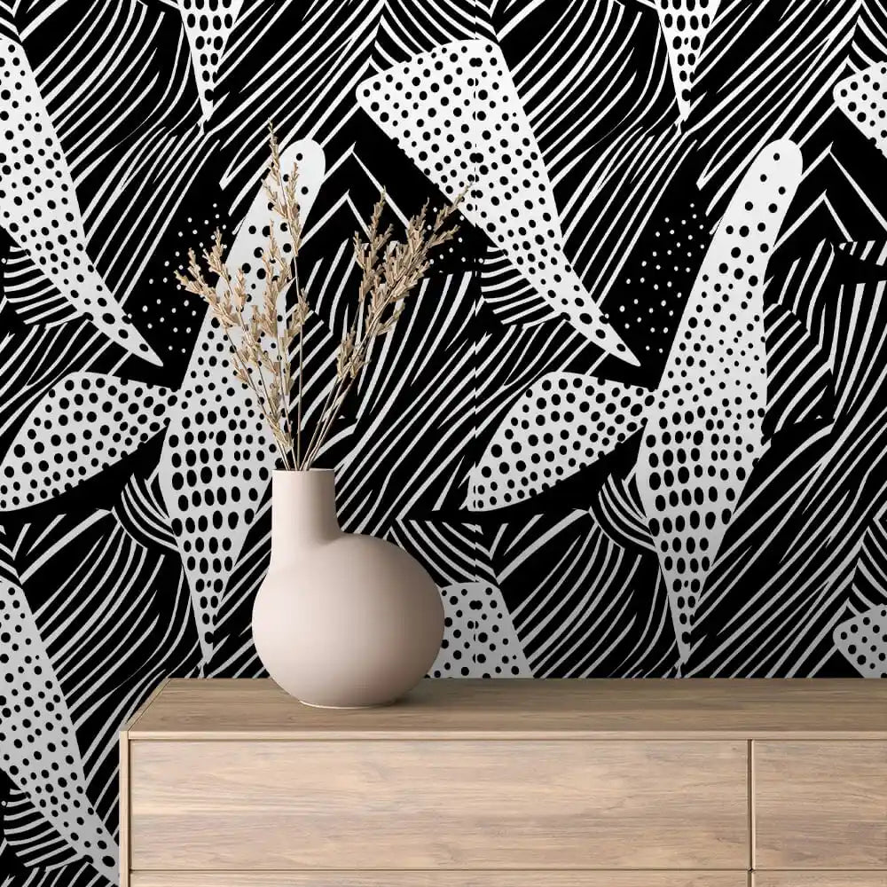 Papier Peint Graphique Design Abstrait Moderne