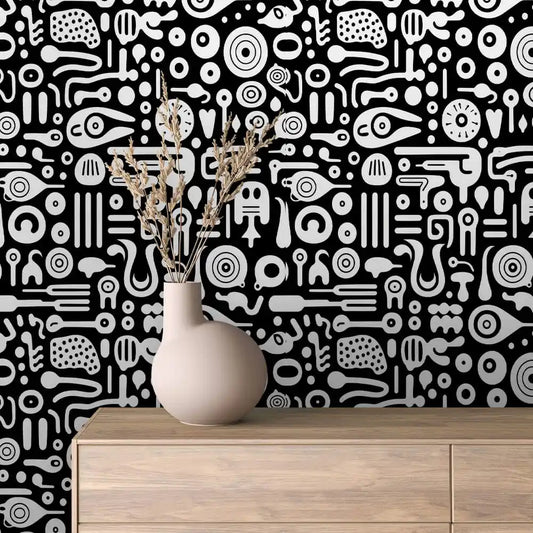 Papier Peint Graphique Design Abstrait Moderne