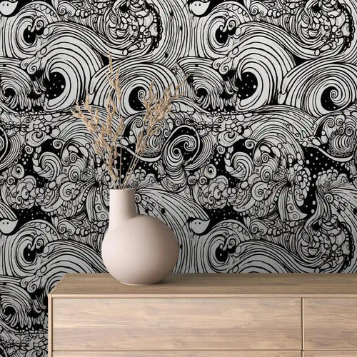 Papier Peint Graphique Design Abstrait Moderne
