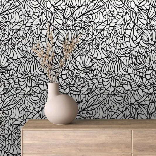 Papier Peint Graphique Design Abstrait Moderne